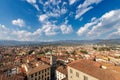 Aerial view of Pistoia city - Tuscany Italy Royalty Free Stock Photo