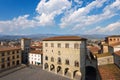 Aerial view of Pistoia Tuscany Italy