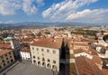 Aerial view of Pistoia Tuscany Italy