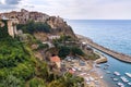Aerial view of Pizzo town in Calabria Royalty Free Stock Photo