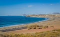 Aerial view of Playa de Tejita at Tenerife island Royalty Free Stock Photo