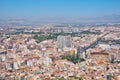 Aerial view of Plaza de Toros in Alicante, Spain