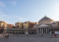 Aerial view of Plebiscite Square in Napoli