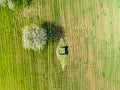 Castel Sant Elia. Aerial view of the countryside in the province