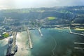 Aerial view of Point Loma San Diego Royalty Free Stock Photo