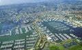 Aerial view of Point Loma San Diego Royalty Free Stock Photo