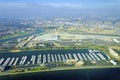 Aerial view of Point Loma San Diego Royalty Free Stock Photo