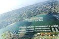 Aerial view of Point Loma San Diego Royalty Free Stock Photo