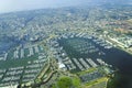 Aerial view of Point Loma, San Diego Royalty Free Stock Photo