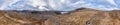 Aerial view of Poisen Glen next to Mount Errigal, the highest mountain in Donegal - Ireland.