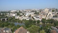 Aerial view of Poitiers, France