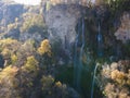 Aerial view of Polska Skakavitsa waterfall, Bulgaria