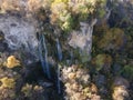 Aerial view of Polska Skakavitsa waterfall, Bulgaria