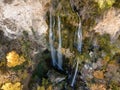 Aerial view of Polska Skakavitsa waterfall, Bulgaria