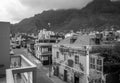 Aerial view from Ponta do Sol, Santo Antao island, Cape Verde Royalty Free Stock Photo