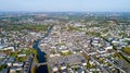 Aerial photography of Pontivy city center