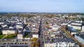 Aerial photography of Pontivy city center