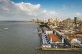 Aerial View of Belem City and Ver o Peso Market