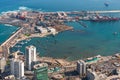 Aerial view of the port city of Iquique