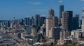 Aerial View Of The Port City Of Seattle Washington