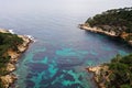 Aerial view of Port d`Alon creek near Bandol, France Royalty Free Stock Photo