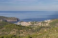 Aerial view of Port de Soller in Balearics Island Spain