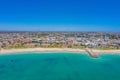 Aerial view of a port in Geraldton, Australia Royalty Free Stock Photo