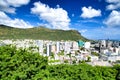 Aerial view of Port Louis - Mauritius Royalty Free Stock Photo