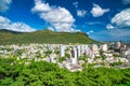 Aerial view of Port Louis, Mauritius Island, Africa Royalty Free Stock Photo