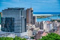 Aerial view of Port Louis, Mauritius Island, Africa Royalty Free Stock Photo