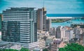 Aerial view of Port Louis, Mauritius Island, Africa Royalty Free Stock Photo