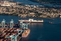 Aerial view of the Port of Newark Elizabeth in New Jersey