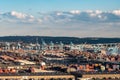 Aerial view of the Port of Newark Elizabeth in New Jersey