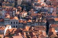 Aerial view of Porto from above. a cityscape Royalty Free Stock Photo