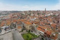 Aerial view of Porto City with Clerigos Tower - Porto, Portugal