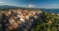 Aerial view of Porto-Vecchio old town, Corsica