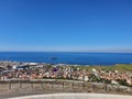 Aerial view of Portuguese city Viano do Castelo Royalty Free Stock Photo