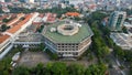 Aerial view of Post office Kantor pos in Sawah Besar. JAKARTA - Indonesia. May 16, 2021