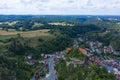 Aerial view of Pottenstein / Germany