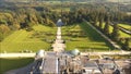 Aerial view. Powerscourt gardens. Wicklow. Ireland