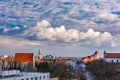 Aerial view of Poznan, Poland Royalty Free Stock Photo
