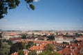 Aerial view of Prague, capital city of Czech Royalty Free Stock Photo