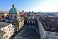 Aerial view of Prague