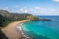 Aerial view of Praia do Sancho Beach - Fernando de Noronha, Pernambuco, Brazil Royalty Free Stock Photo