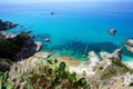 Aerial view of Praia I Focu beach on Calabria Coast, Capo Vaticano, Italy Royalty Free Stock Photo