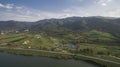 Aerial view of Pravets golf course, Pravets, Bulgaria, 14 August 2018