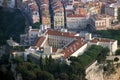 Aerial View of The Prince's Palace (Palais du Prince) in Monaco Royalty Free Stock Photo