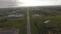 Aerial View Production Plants Territory in Alabuga