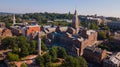 Aerial view of the Providence cityscape in Rhode Island, United States of America Royalty Free Stock Photo