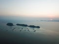 Aerial view Pulau Aman, Pulau Betong
